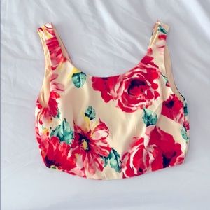 Guess Floral crop top